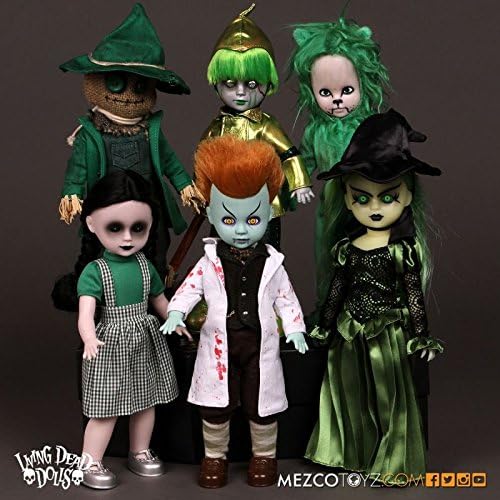 Living Dead Dolls Lost In Oz EMERALD CITY VARIANTS Set of 5 Dolls