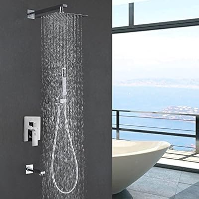 Shower System Shower Faucet Set With Tub Spout For Bathroom And