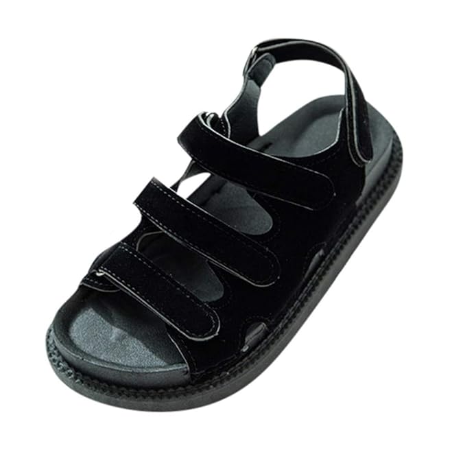 Pingtr - Damen Sandalen - Damen Mode Open Toe Strand Sandalen Student Runde Zehe Freizeitschuhe