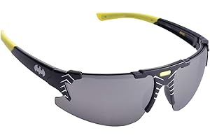 ARKAID Batman Kids Sunglasses | Superhero Dress Up Shades | UV 400 | One Size FIts Most Kids