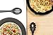 Silicone Kitchen Utensil Set, 10 Piece Best Kitchen Utensils, Non-Stick Cooking Utensils Set, Heat Resistant Kitchen Gadgets with Solid Core for Cooking Baking BBQ (Black)