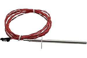 PELLETHEAD Harman Heatilator Red ESP Thermistor Probe for Models After 2008 Absolute 43 63 Accentra 52i Accentra Cast Allure DVC500 HF60 Invincible P35i P38 P43 P61 P61A P68 PC45 PB105 PF100 PF120 XXV 3-20-00844