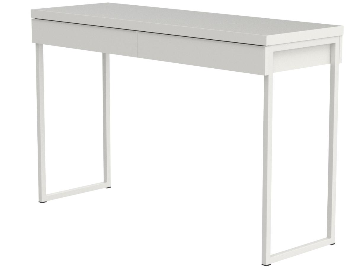 Ikea BESTA BURS - Scrivania in bianco lucido, 120 x 40 cm : Amazon.it: Casa  e cucina