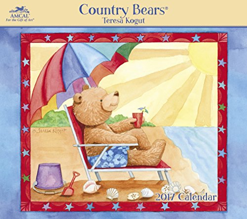 Country Bears - Teresa Kogut Wall Calendar (2017)