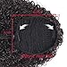 Vigorous Synthetic Afro Kinky Ponytail for Black Women Clip in Hair Extension Kinky Curly Ponytails Drawstring Natural Color Ponytail Hairpiece(2#)