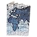 Ocean Currents Map Travel Passport Holder