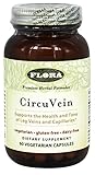 Flora Circuvein Supplement for Varicose Veins 60 Ct - Circulation and Vein Support for Healthy Legs