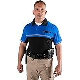 RYNO GEAR 100% Polyester Jersey Knit Two Tone Security Bike Patrol Polo Shirts