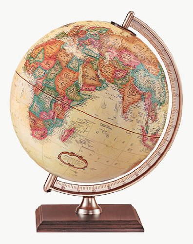 Replogle Globes Forester Globe, Antique Ocean, 9-Inch Diameter, Small Off-White