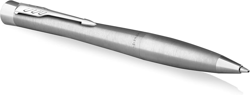 Parker Urban Twist Ballpoint Pen Metro Metallic Chrome Trim Medium Point