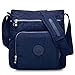 Oakarbo Nylon Crossbody Purse Multi-Pocket Travel Shoulder Bag (1301 Navy blue)