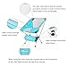 Moon Lence Ultralight Portable Folding Camping Backpacking Chairs with Carry Bag (newblue)
