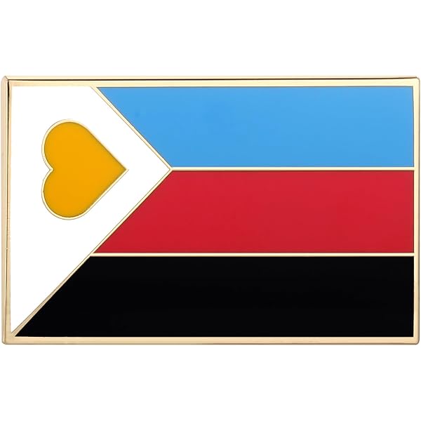 LGBTQ Enamel Pin Tricolor Polyamory Polymory Polyamorous Pride Rights ...