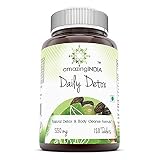 Amazing India Daily Detox 550 mg 120 Tablets * Natural Herbal Detox & Body Cleanse Formula *
