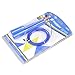 Jump Rope,Speed Adjustable 9ft PVC Coated Steel Cable with Steel Ball Bearing Double Unders Skip Rope Best for Boxing,MMA,WOD,Fitness Cardio Training,Skipping Workout Exercise for Men Women (Blue)