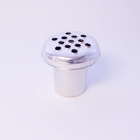 Silver Aluminium Grave Vase Insert 3 Sizes Available 12cm