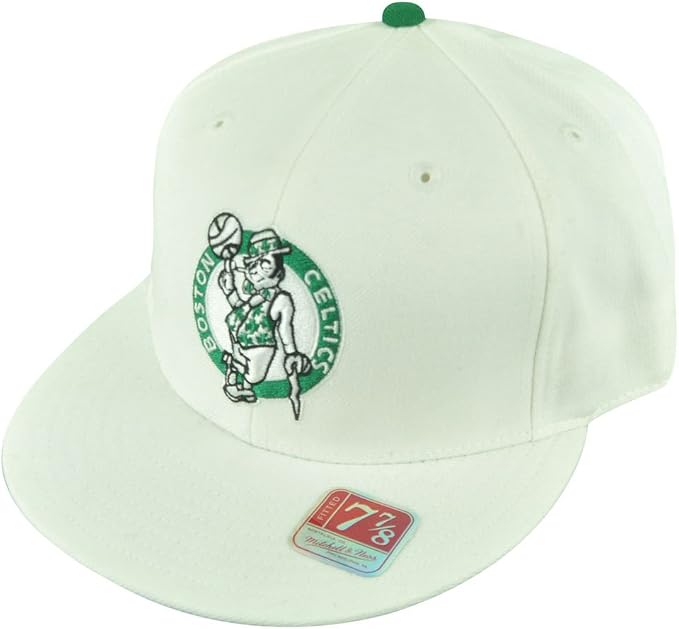 white celtics hat