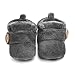Lidiano Unisex Baby Infant Toddler Slip On Fleece Booties Bootie (3 M US Infant, Grey)