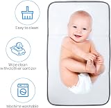 Lekebaby Foldable Travel Changing Mat Grey 70x41 cm Lightweight Padded view 4