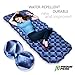Sleeping Pad Camping Air Mattress - includes Soft, Comfortable Sleep Mask - Ultralight Sleeping Mat Ideal for Backpacking, Hiking, Fishing, Travel and All Outdoor Adventures for Kids, Adult Men, Women