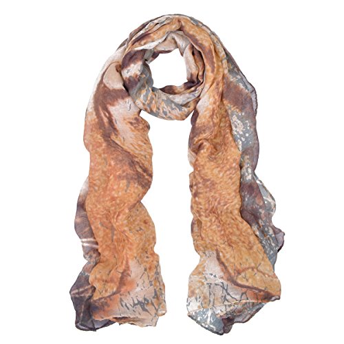 Premium Exotic Tiger Animal Print Scarf Wrap