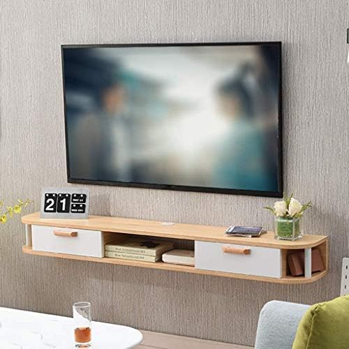 テレビ台 おしゃれ 壁掛け 収納 ウォールシェルフ 壁掛けテレビキャビネットリビングルームの家具小さなアパートぶら下げテレビキャビネットウォールシンプルな吊りキャビネットロッカーマルチカラーオプション安定した設置耐荷重1キロまで ウォールキャビネット C