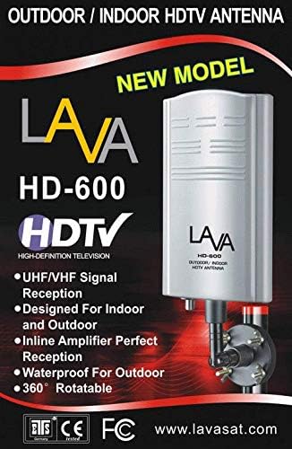 Amazon Com Lava Outdoor Tv Antenna Support 4k 1080p Digital Hdtv Vhf Uhf Freeview With Amplifier Signal Booster Electronics