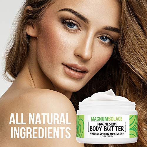 Topical Magnesium Body Butter Infused with Magnesium Lotion and