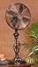 Deco Breeze DecoBreeze DBF0503 Traditional Table Top Fan from Presitge Collection in Copper Finish, 12 Inch, Prestige