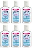 Purell Advanced Hand Sanitizer Refreshing Gel, 1 Fl oz (6-Pack)