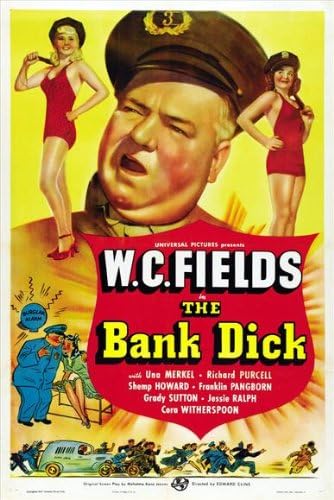 Amazon.com: The Bank Dick POSTER Movie (27 x 40 Inches - 69cm x 102cm) (1940)  (Style B): Posters & Prints