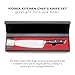Pro Chefs Knife Set - 8 inch Professional Kitchen Sharp German High Carbon Stainless Steel for Cutting Slicing Chopping - Ergonomic Handle and Hand Guard Finger Protector