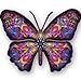 Next Innovations Patchouli Butterfly Wall Decor, 3D Wall Art
