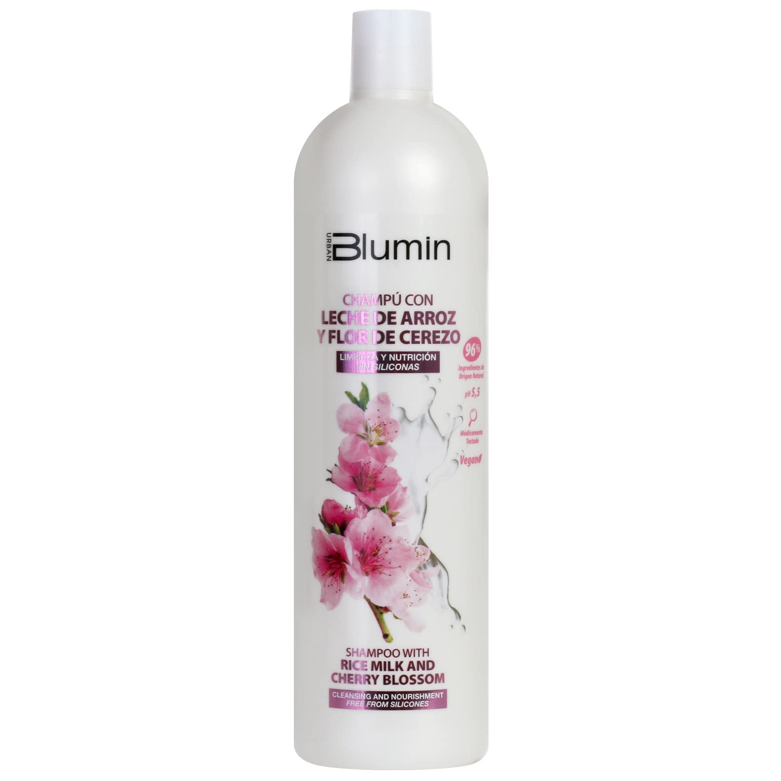 Blumin Urban Rice Milk and Cherry Blossom Shampoo 1000ml