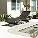 Christopher Knight Home Salem Outdoor Wicker Adjustable Chaise Lounge, Multibrown