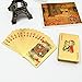 SandiaSummer 24K Gold Foil Playing Cards $100 Dollar Design Poker Deck Toy