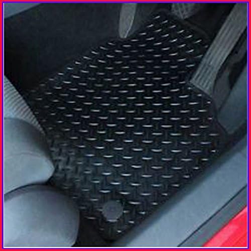 KIA SORENTO 2004-2007 RUBBER & BLACK TRIM TAILORED CAR MATS