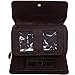 Mundi Womens My Big Fat Safe Keeper RFID Clutch Wallet w/Calculator (Black w/Gold Accents)
