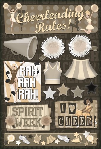 Karen Foster Design Acid and Lignin Free Scrapbooking Sticker Sheet, Spirit Week