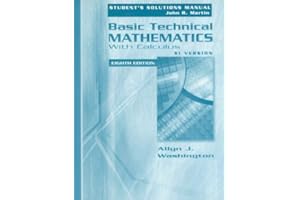 Basic Technical Mathematics With Calculus (Solutions Manual)
