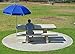Original Umbrella Stand Bench Buddy Umbrella Holder, Blue