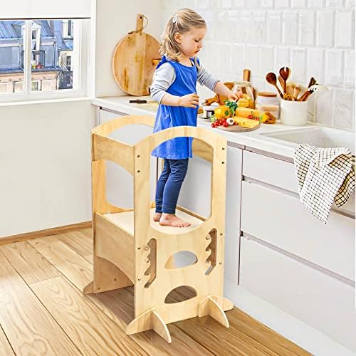 Toddler Tower, Kids Kitchen Step Stool, Kids Helper Stool Standing