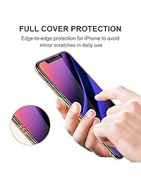 Compatible For iPhone 11 Pro Max Screen Protector iPhone X XS MAX Screen protector, Full Coverage No Bubble Tempered Glass Screen Protector For iPhone 11 pro Max iPhone XS X Max 6.5 inch[2-Packs]