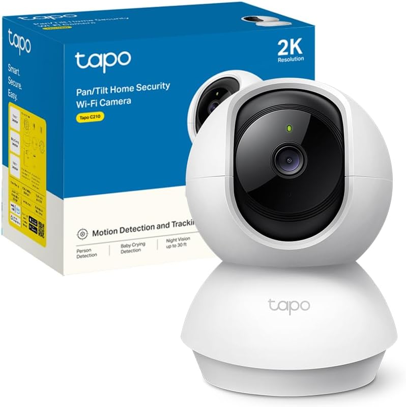 C210 2K 3MP Telecamera WiFi Interno Videocamera Sorveglianza 360° PTZ