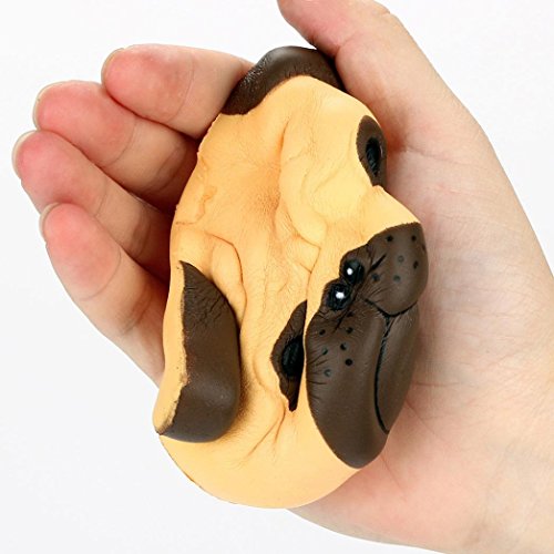 Morecome Exquisite Fun Crazy Dog Squishy Charm Slow Rising Simulation Kid Toy 8cm