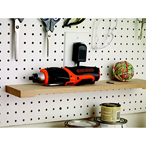 Black+Decker Pivot Akku-Schrauber (3.6V 1.5Ah Li-Ion, 2-Positionen-Handgriff, Rechts-/Linkslauf, LED-Arbeitsleuchte… – Bild 4