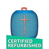 Ultimate Ears WONDERBOOM Super Portable Waterproof Bluetooth Speaker, Subzero Blue (Renewed)