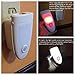 Elecrainbow Wireless Charging Plug-in Motion Sensor LED Night Light - Rechargeable Handheld Flashlight/Power Failure Emergency Wall Light