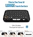 EVANPO E3 Wireless Keyboard and Touchpad Mouse Combo, 2.4GHz Mini Keyboard with Full Panel Touchpad Mouse Remote for Android TV Box, HTPC, IPTV, PC, Laptop, PS3, Xbox 360, Smart TV and More