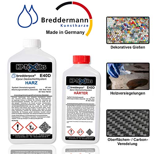 Epoxidharz klar mit Härter 3kg | Transparentes Deckschichtsystem speziell für Carbonbeschichtung (Optik… – Bild 3